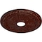 Ekena Millwork Raymond Ceiling Medallion (Canopies up to 5 1/8"), 18 1/8"OD 3 5/8"ID x 1 1/8"P, Brushed Mahogany CM18RABMF - alternate 3